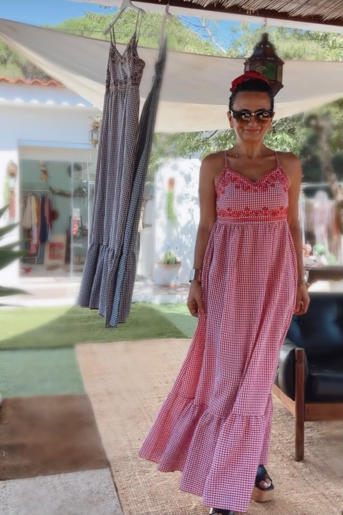 Vestido Vichy