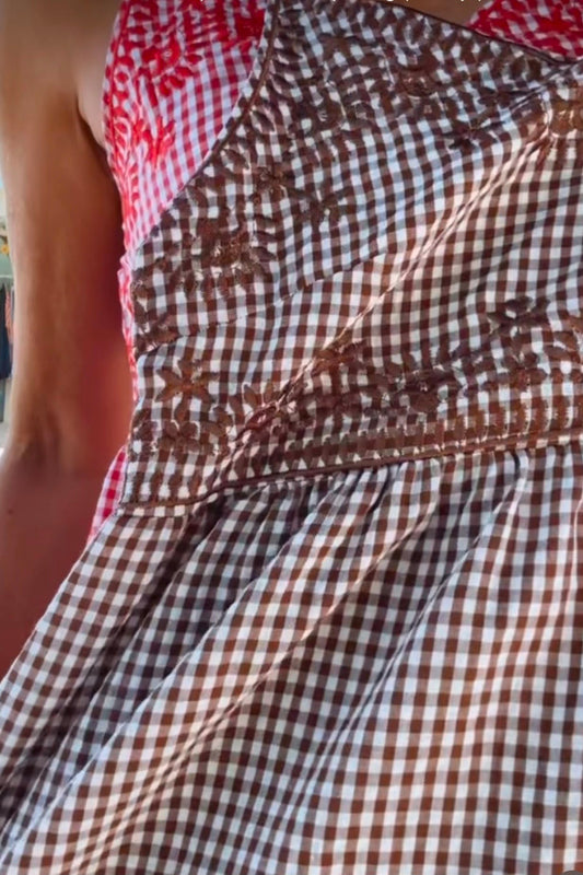 Vestido Vichy