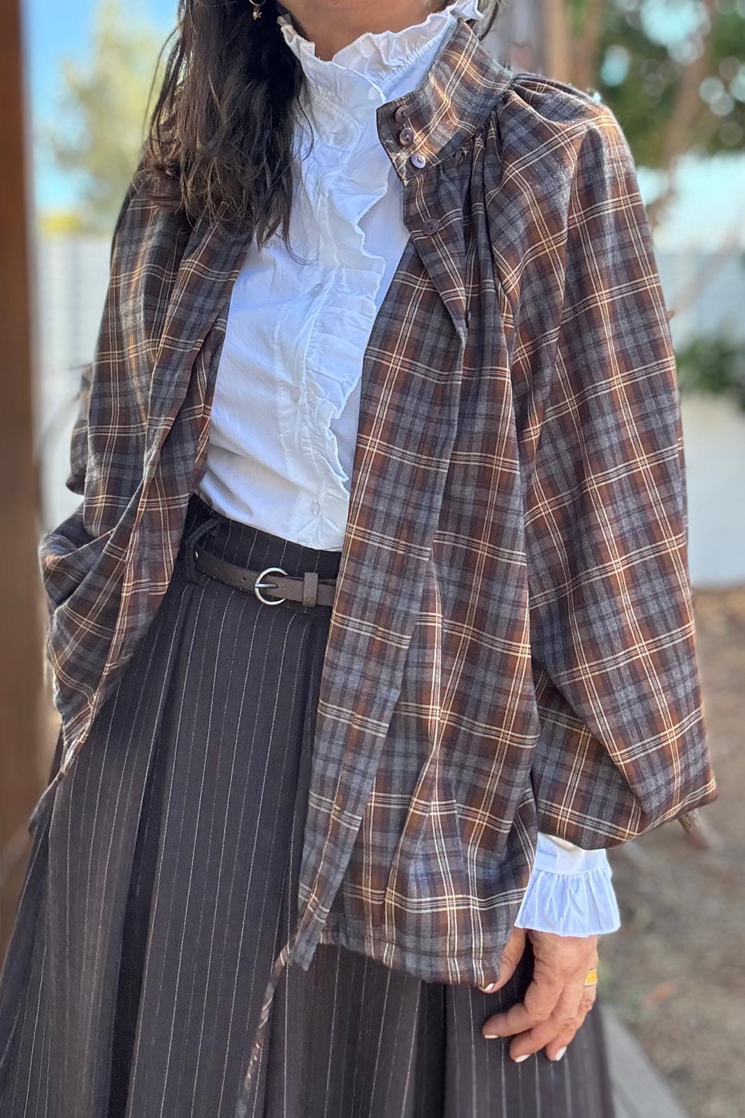 Bomber/ Camisa de xadrez