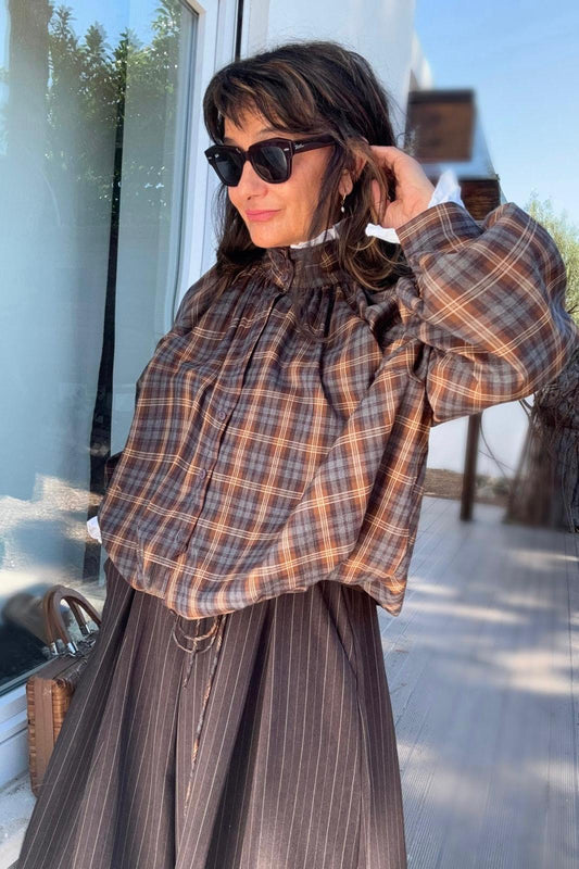 Bomber/ Camisa de xadrez