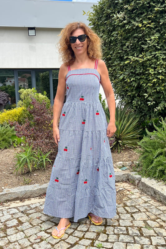 Vestido Alsas Cerejas