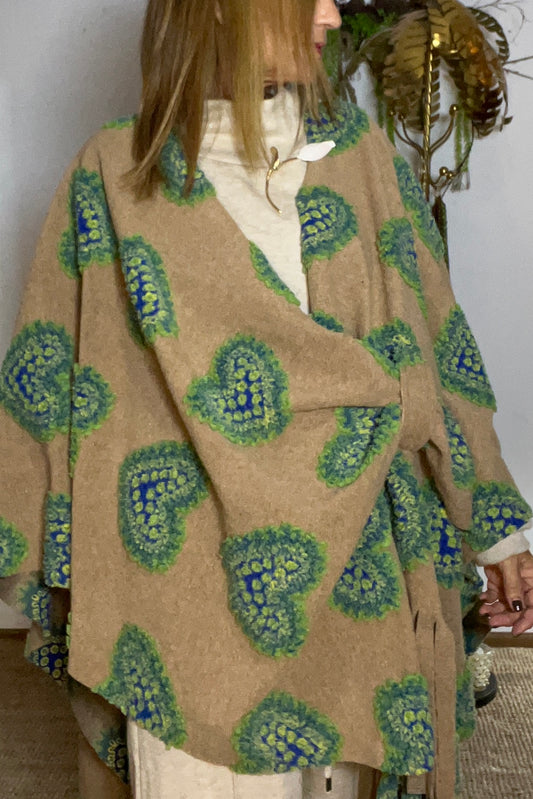 Poncho Coracoes