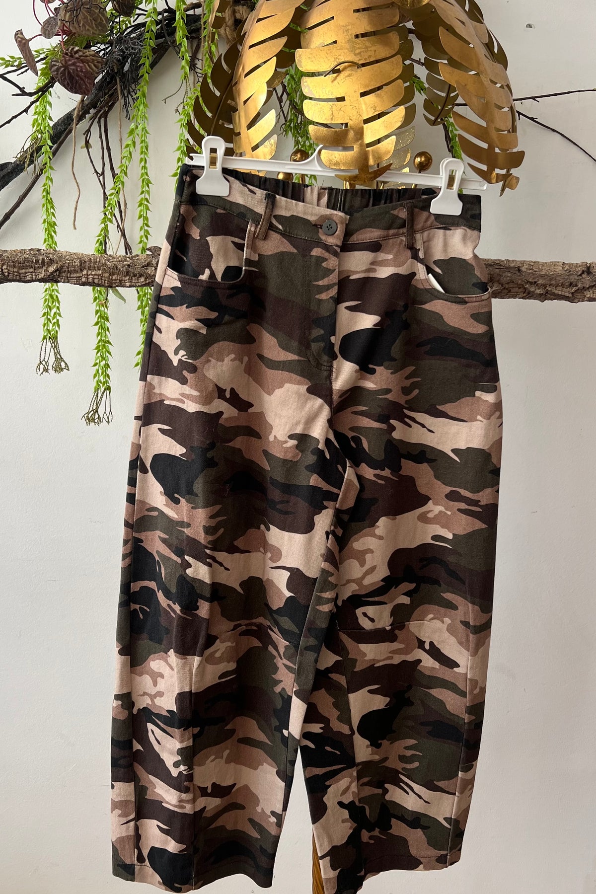 Calça Militar Kaki